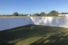 Vinyl fence