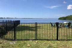 Iron fence