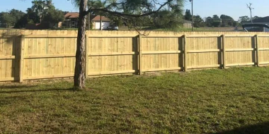 wood fencing 